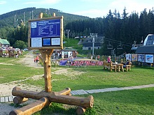 Lanovka na �ertovu horu s d�tsk�m parkem